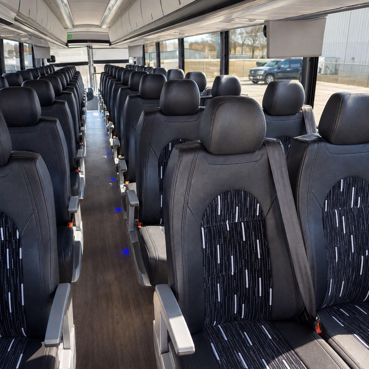 charter buses between ann arbor and spartan stadium for the rivalry game