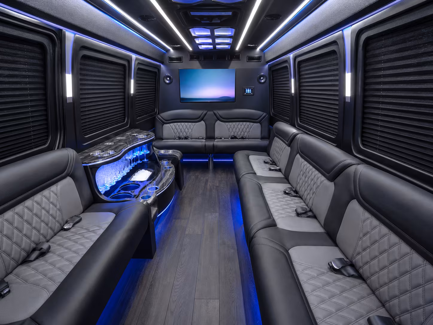 government agency bus rentals to dtw and willow run airport